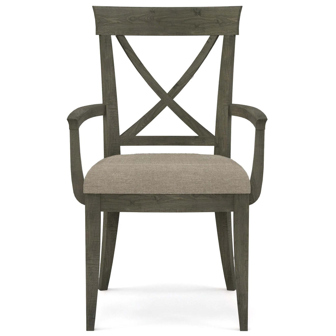 Stickley Revere Upholstered Arm Chair Mist