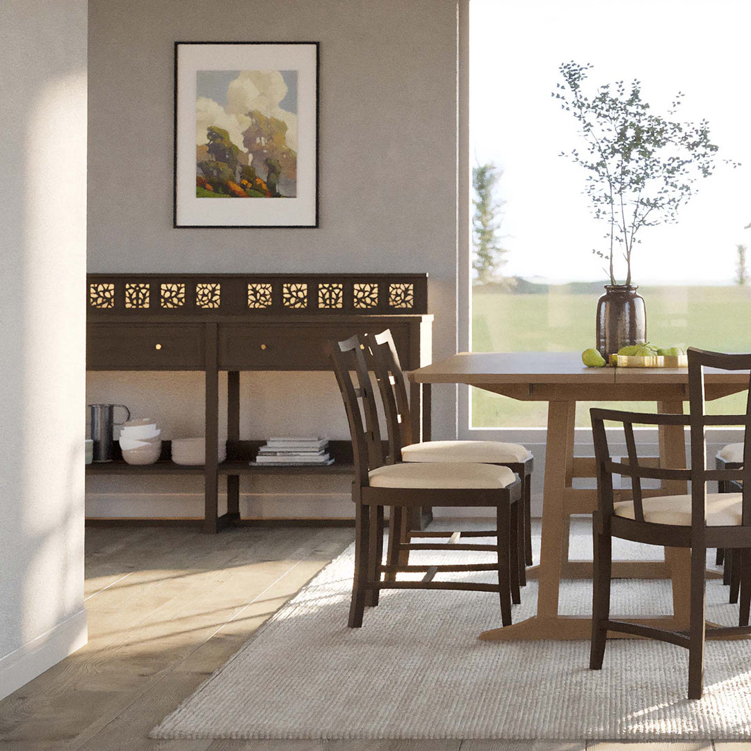 Stickley Surrey Hills Server with Gallery Table Display