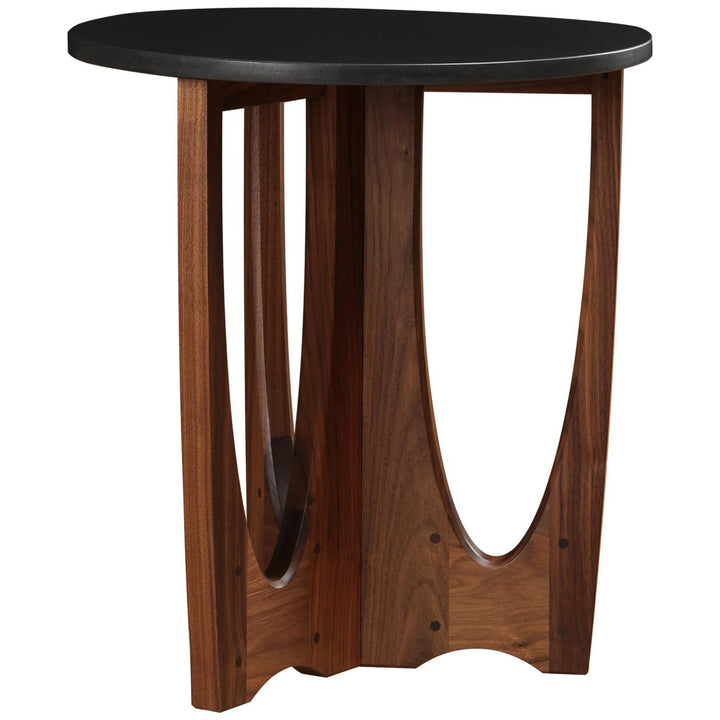 Stickley Walnut Grove Round Lamp Table