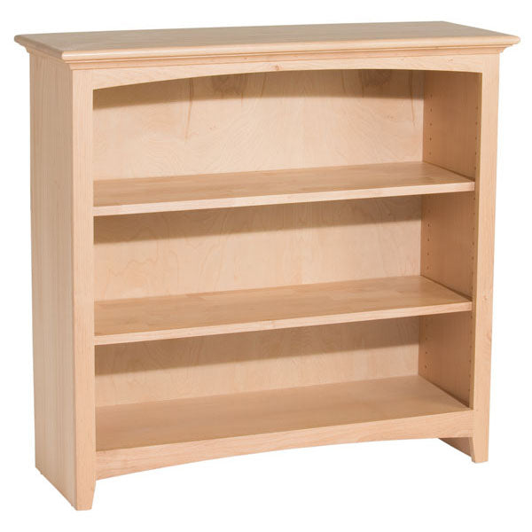Whittier Wood Furniture McKenzie Bookcase 36" Wide 36" High
