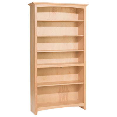Whittier Wood Furniture McKenzie Bookcase 36" Wide 72" High
