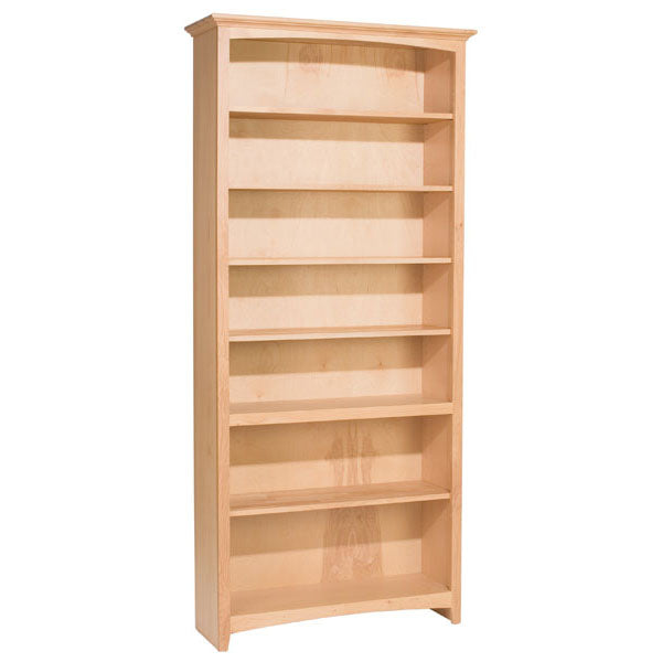 Whittier Wood Furniture McKenzie Bookcase 36" Wide 84" High