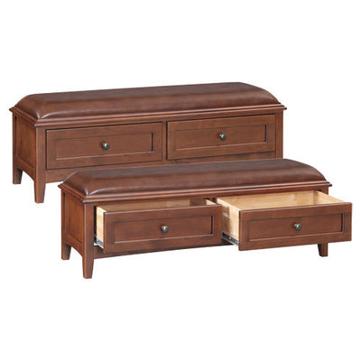 McKenzie Two Drawer Bench
