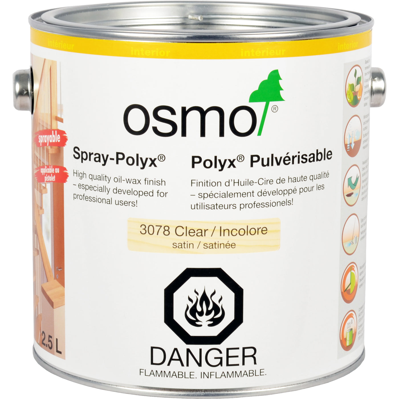 Osmo Spray-Polyx - 3078 Clear Satin