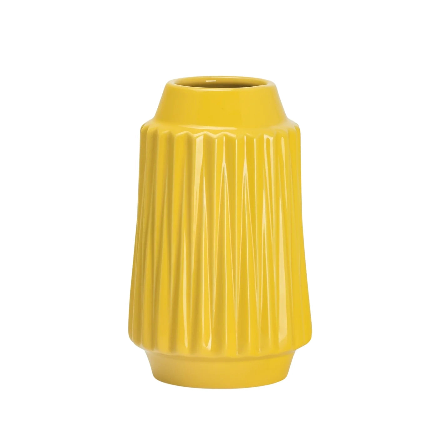 Ella Faceted Ceramic Vase