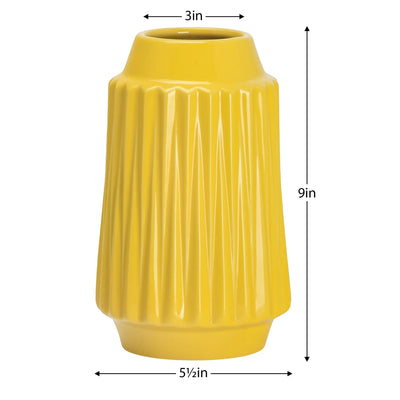 Ella Faceted Ceramic Vase