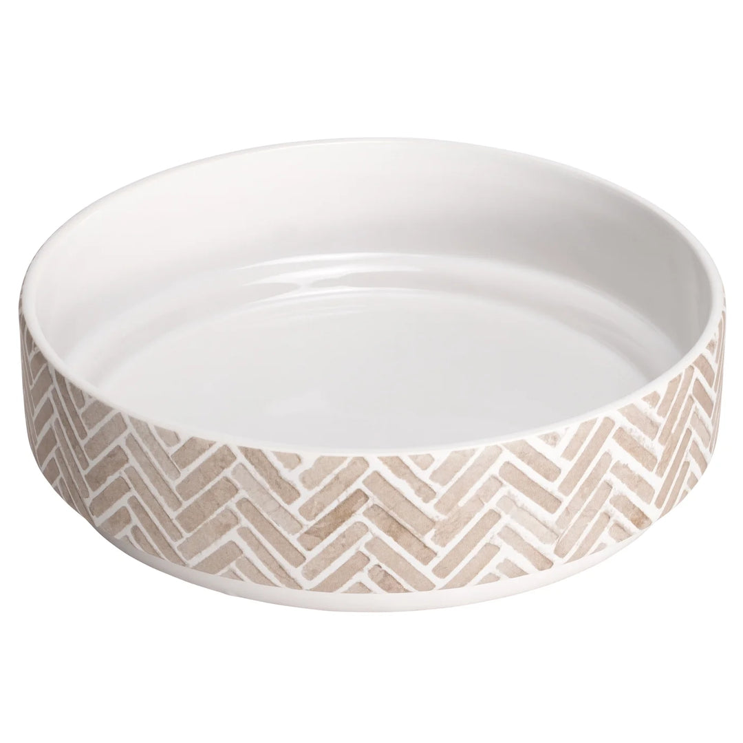 Bergen Herringbone Ceramic Bowl