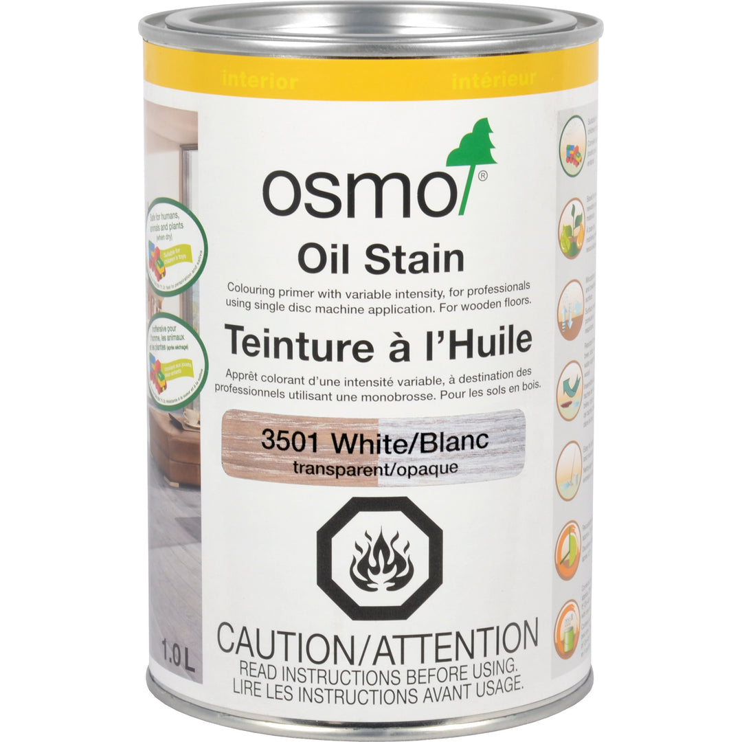 Osmo Oil Stain - 3501 White