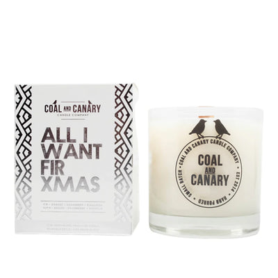 Coal And Canary All I Want Fir Xmas Candle