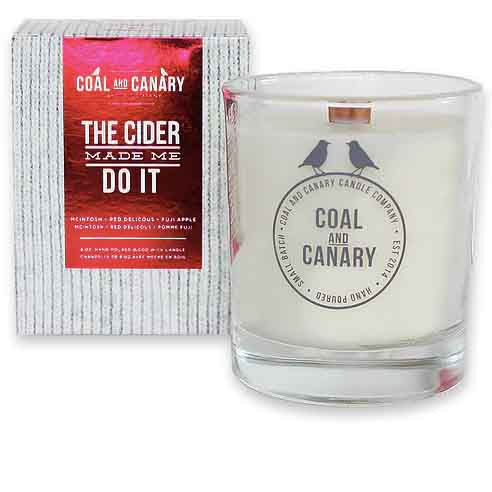 Coal And Canary Cider Made Me Do It candle