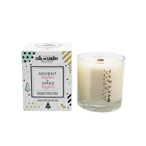 Coal And Canary's Advent Nights & Xmas Lights candle