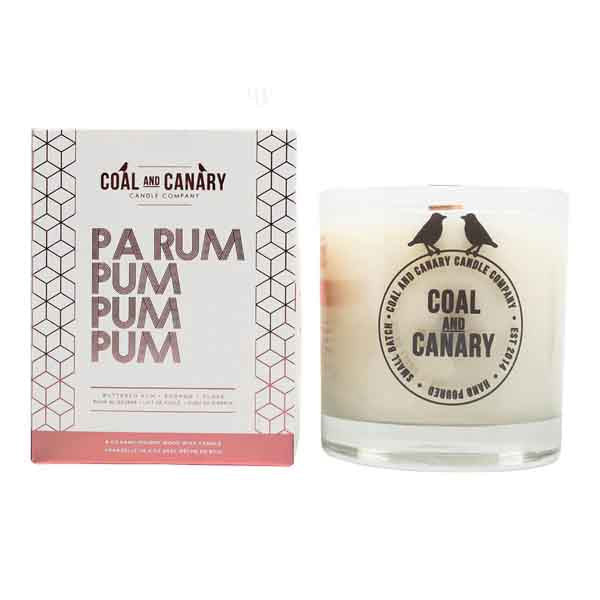 Coal And Canary Pa Rum Pum Pum Pum 8oz candle