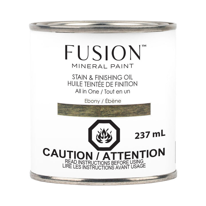 Fusion Stain & Finishing Oil All In One - Ebony