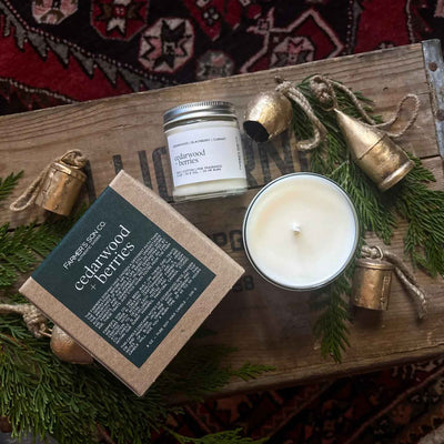 Farmer's Son Co. Cedarwood & Berries 8oz candle