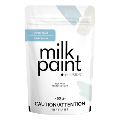 50g light blue paint container from Fusion Milk Paint