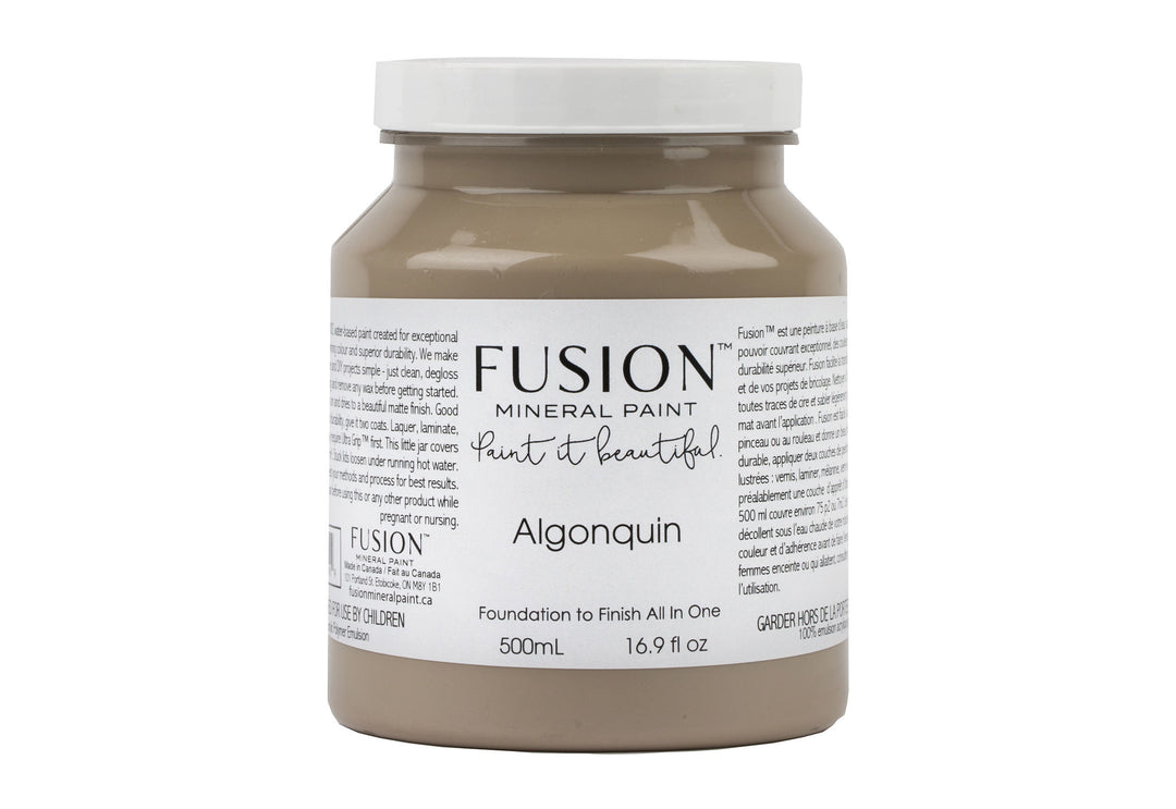 Deep taupe 500ml pint from Fusion Mineral Paint