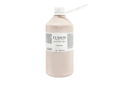 Cream shade 2L container from Fusion Mineral Paint