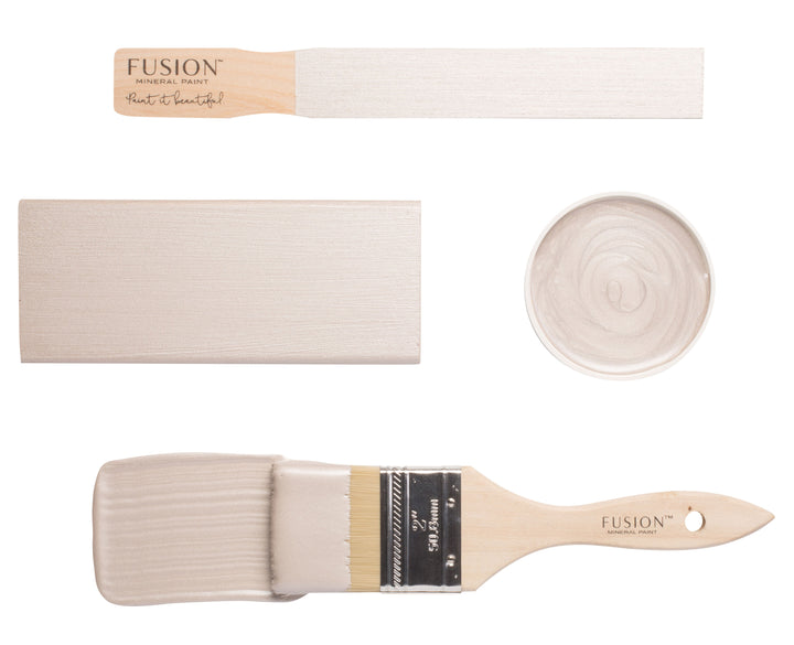 Champagne brush flat lay from Fusion Mineral Paint