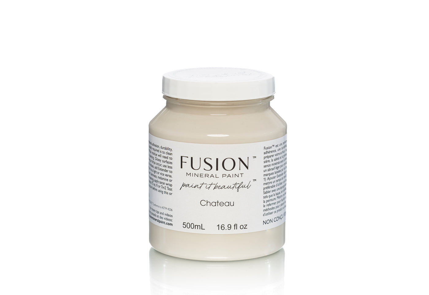 Neutral cream shade 500ml pint from Fusion Mineral Paint