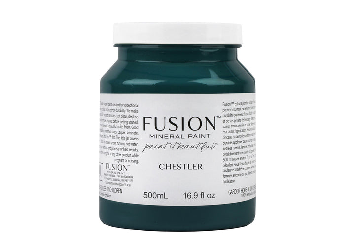 Blue green 500ml pint from Fusion Mineral Paint