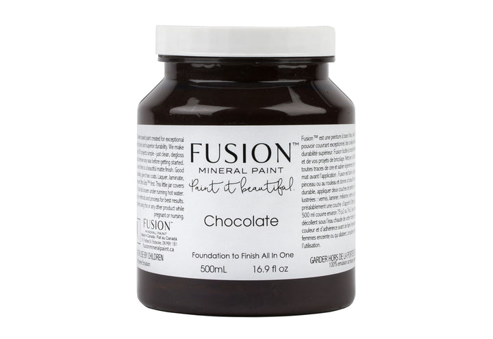 Deep rich brown 500ml pint from Fusion Mineral Paint