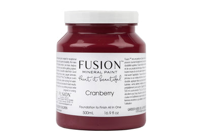 Burgundy red 500ml pint from Fusion Mineral Paint