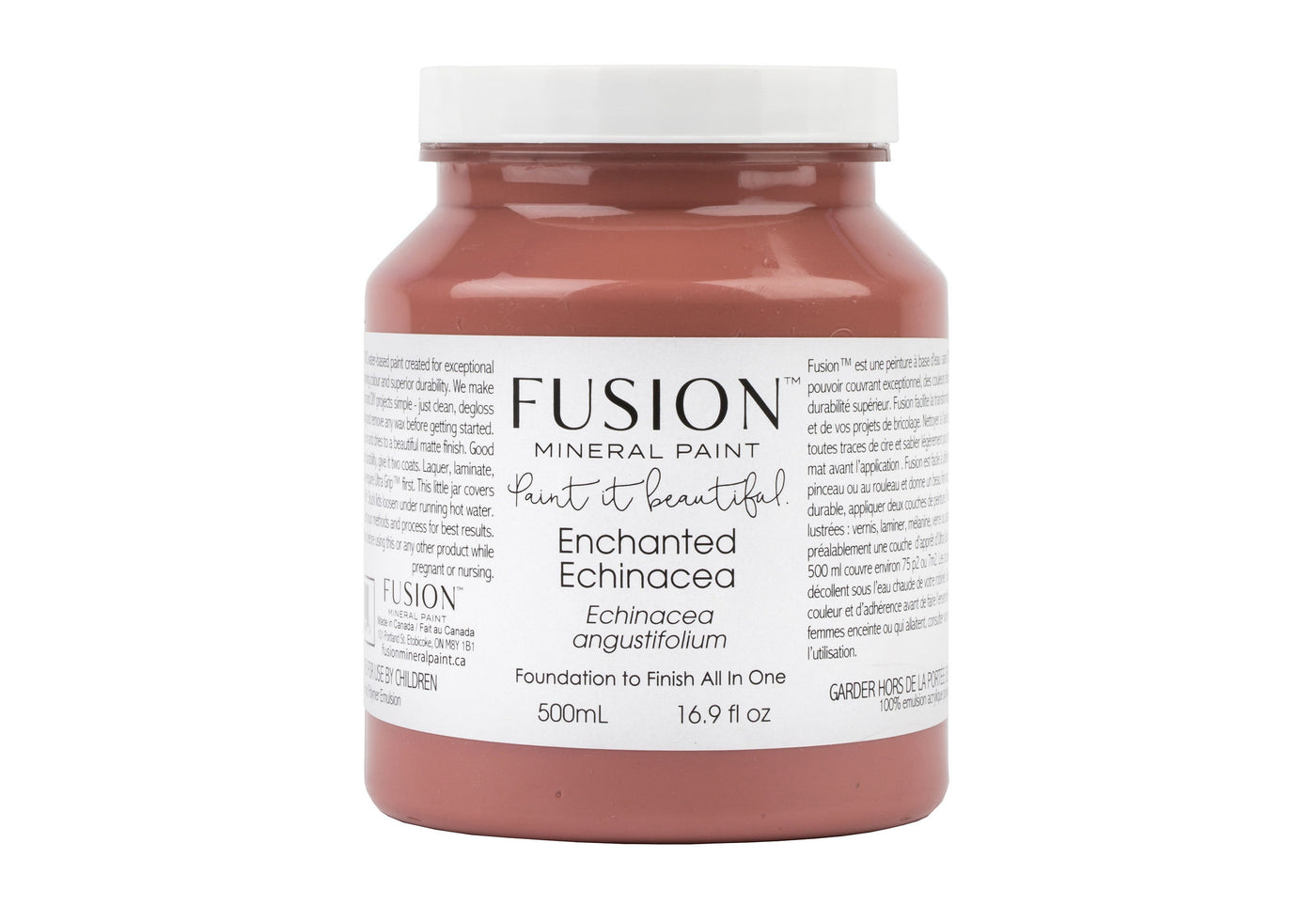 Warm rose 500ml pint from Fusion Mineral Paint
