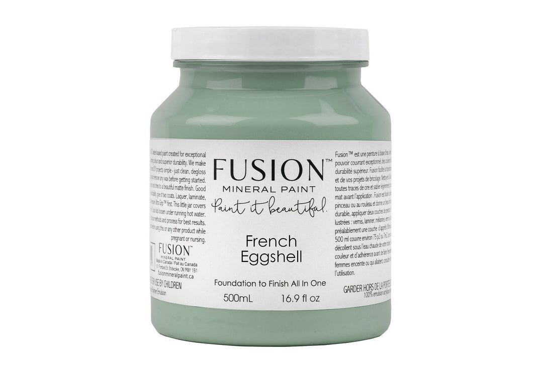 Pale blue 500ml pint from Fusion Mineral Paint