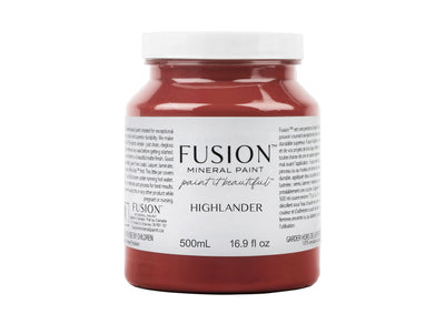 Deep red 500ml paint pint by Fusion Mineral Paint