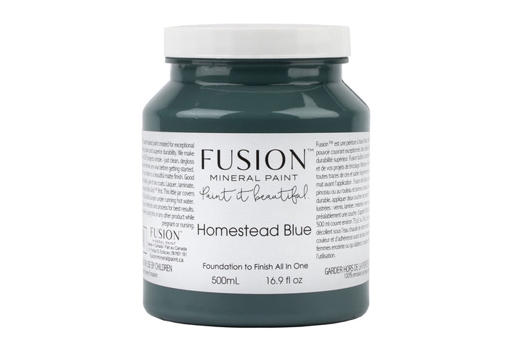 Blue 500ml pint from Fusion Mineral Paint
