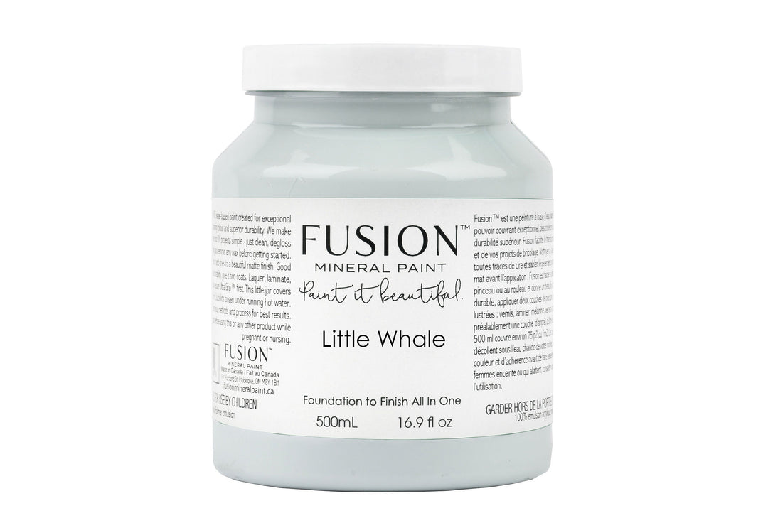 Blue-grey 500ml pint from Fusion Mineral Paint