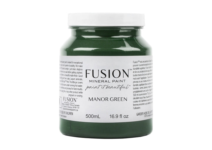 Deep green 500ml pint from Fusion Mineral Paint