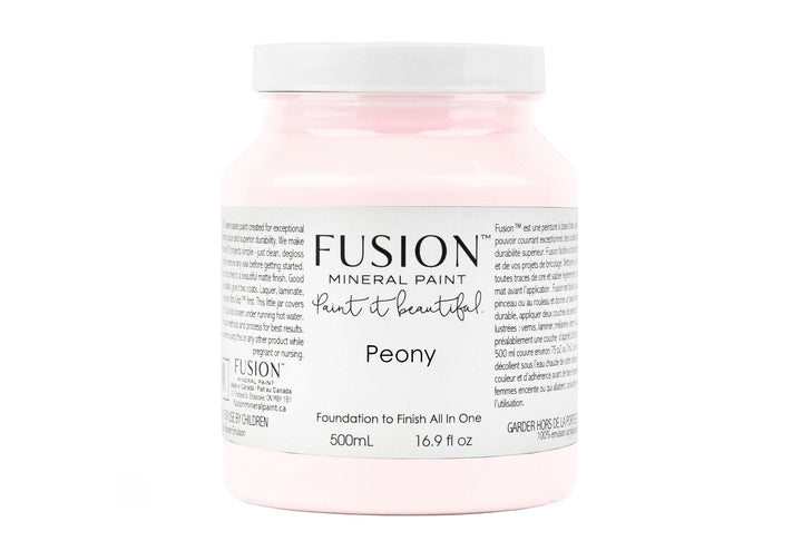 Blush pink 500ml pint from Fusion Mineral Paint