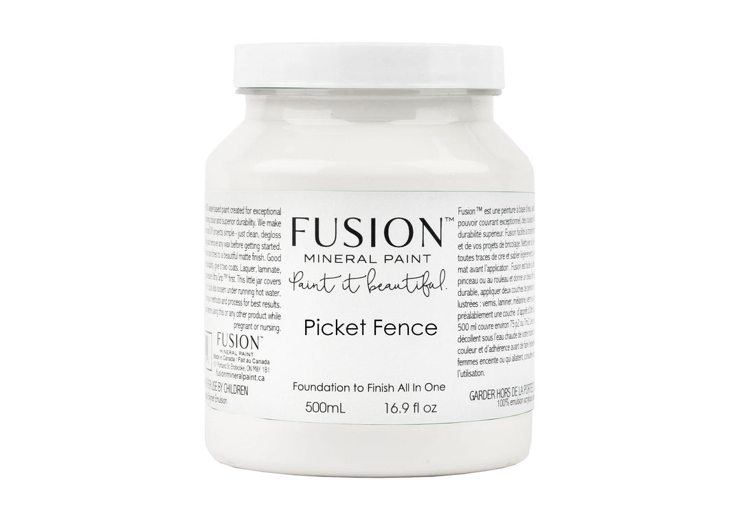Purest white 500ml pint from Fusion Mineral Paint