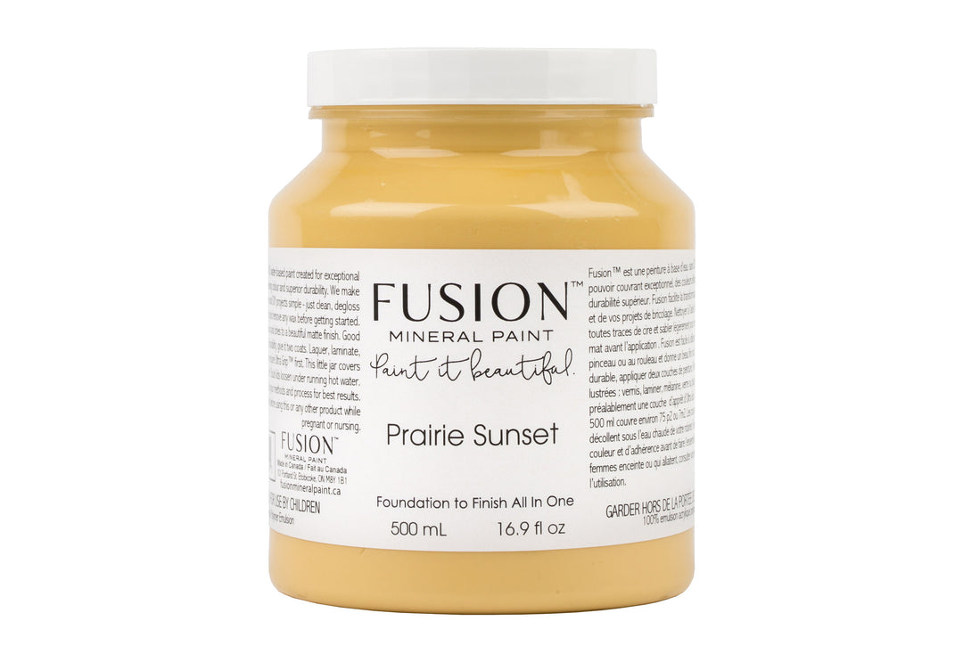 Yellow 500ml pint from Fusion Mineral Paint