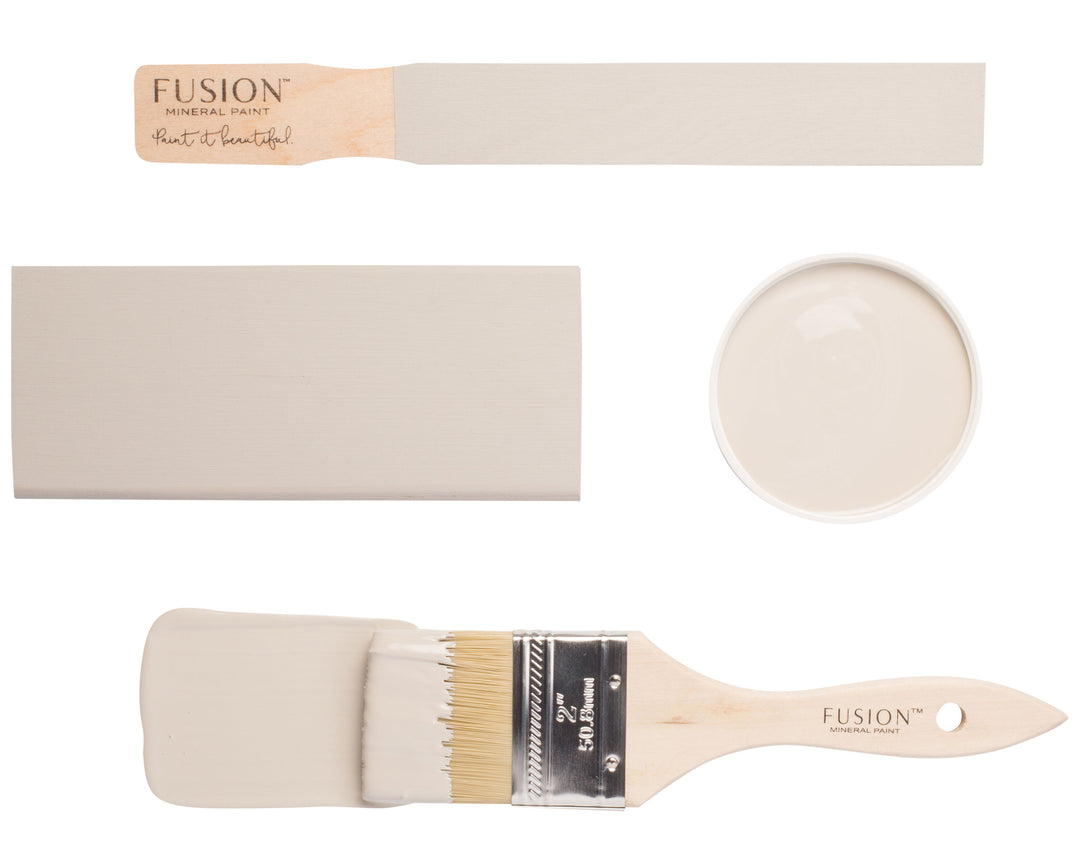 Neutral beige brush flat lay from Fusion Mineral Paint