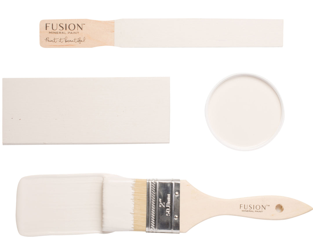 Off white brush flat lay from Fusion Mineral Paint