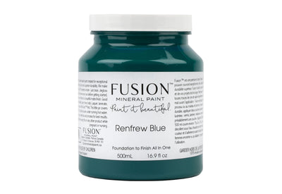 Teal blue 500ml pint from Fusion Mineral Paint
