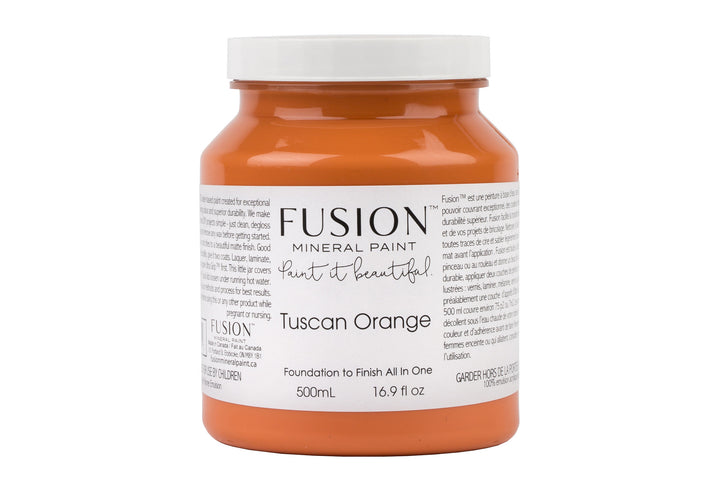 Rustic orange 500ml pint from Fusion Mineral Paint