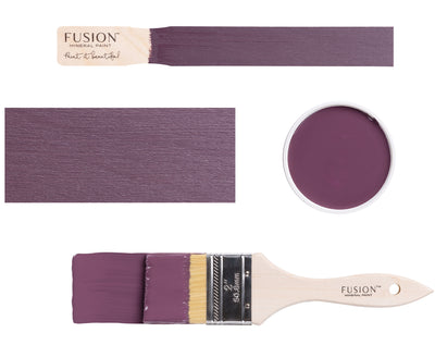 Deep purple brush flat lay from Fusion Mineral Paint