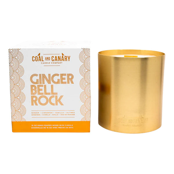 Coal And Canary Ginger Bell Rock XL Candle