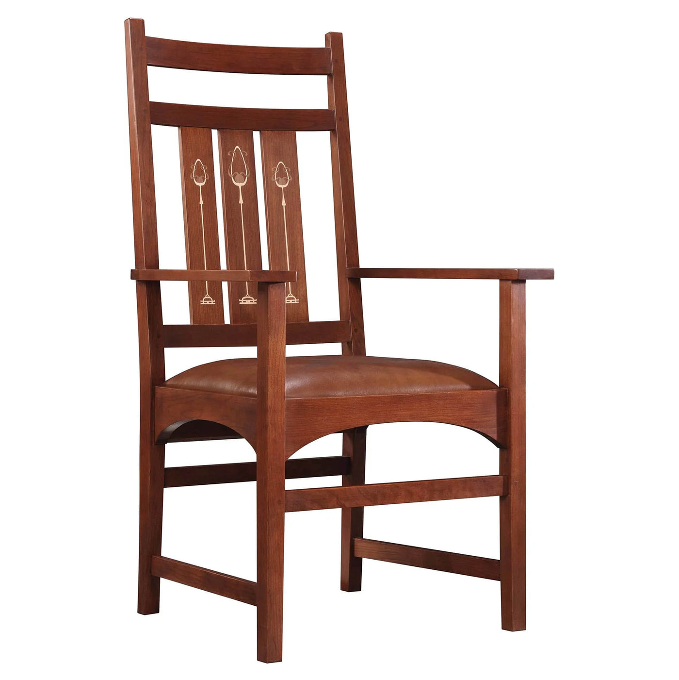 Harvey Ellis Arm Chair with Inlay