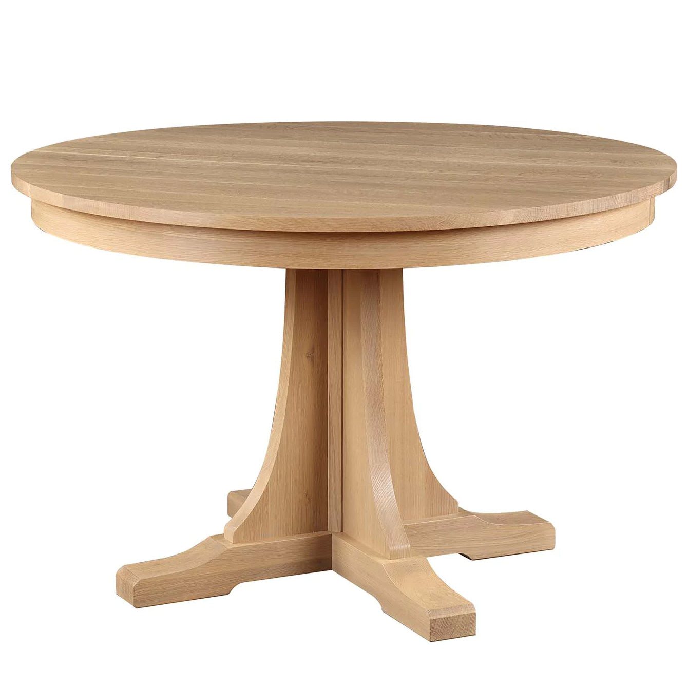 Stickley Cherry Round Pedestal Dining Table