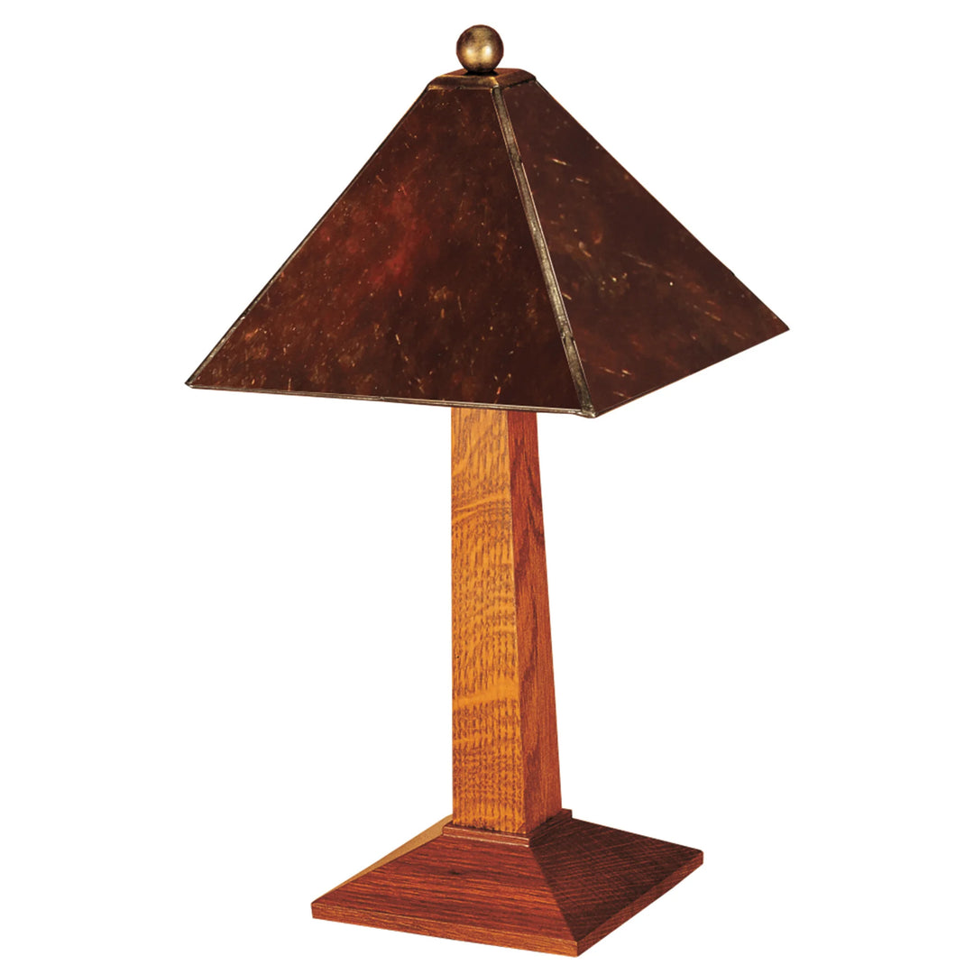 Stickley Small Lamp with Mica Shade