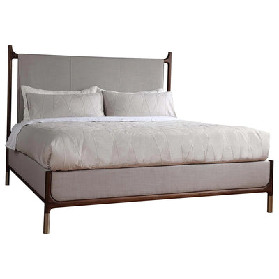 Stickley Walnut Grove Upholstered Bed