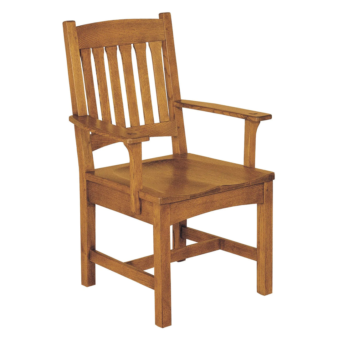 Stickley Wood Cottage Arm Chair