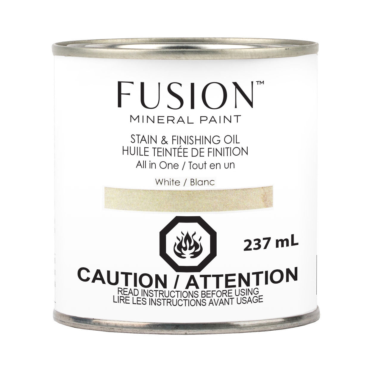 Fusion Stain & Finishing Oil All In One - White