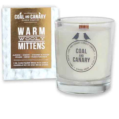 Coal And Canary Warm Wooly Mittens candle