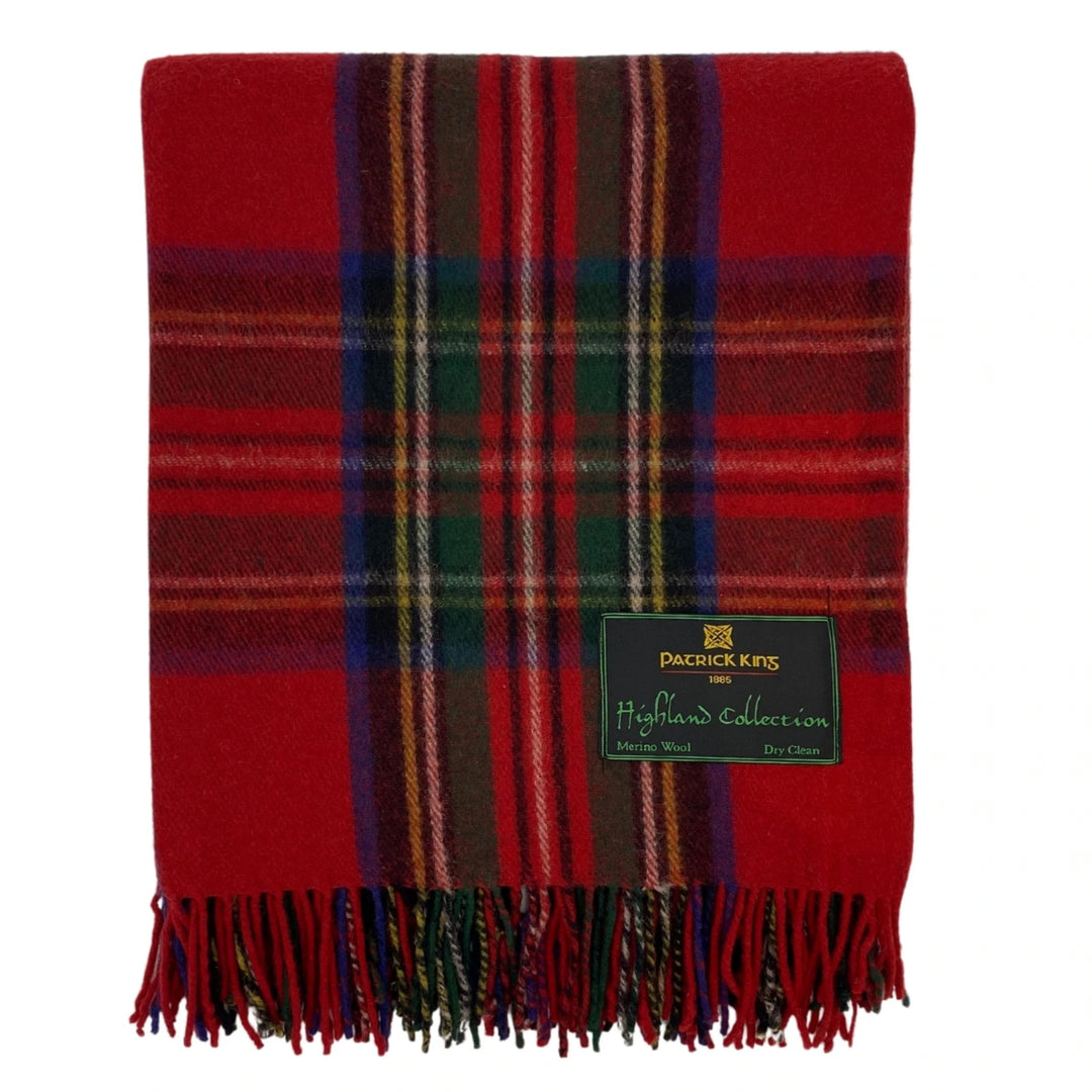 Patrick King Royal Stewart Deluxe Merino Wool Blanket