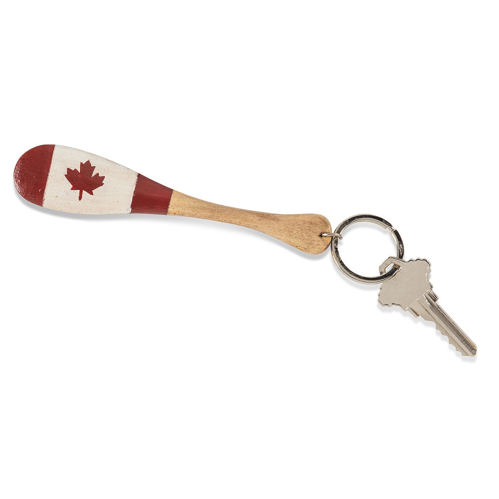 Canada Flag Paddle Keychain